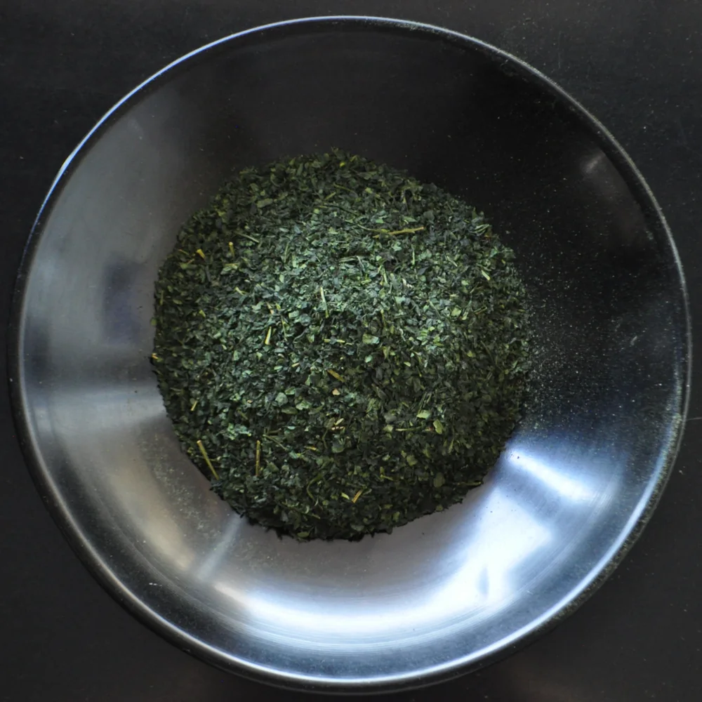 Ikeda-en Yabukita tencha leaves, Shizuoka