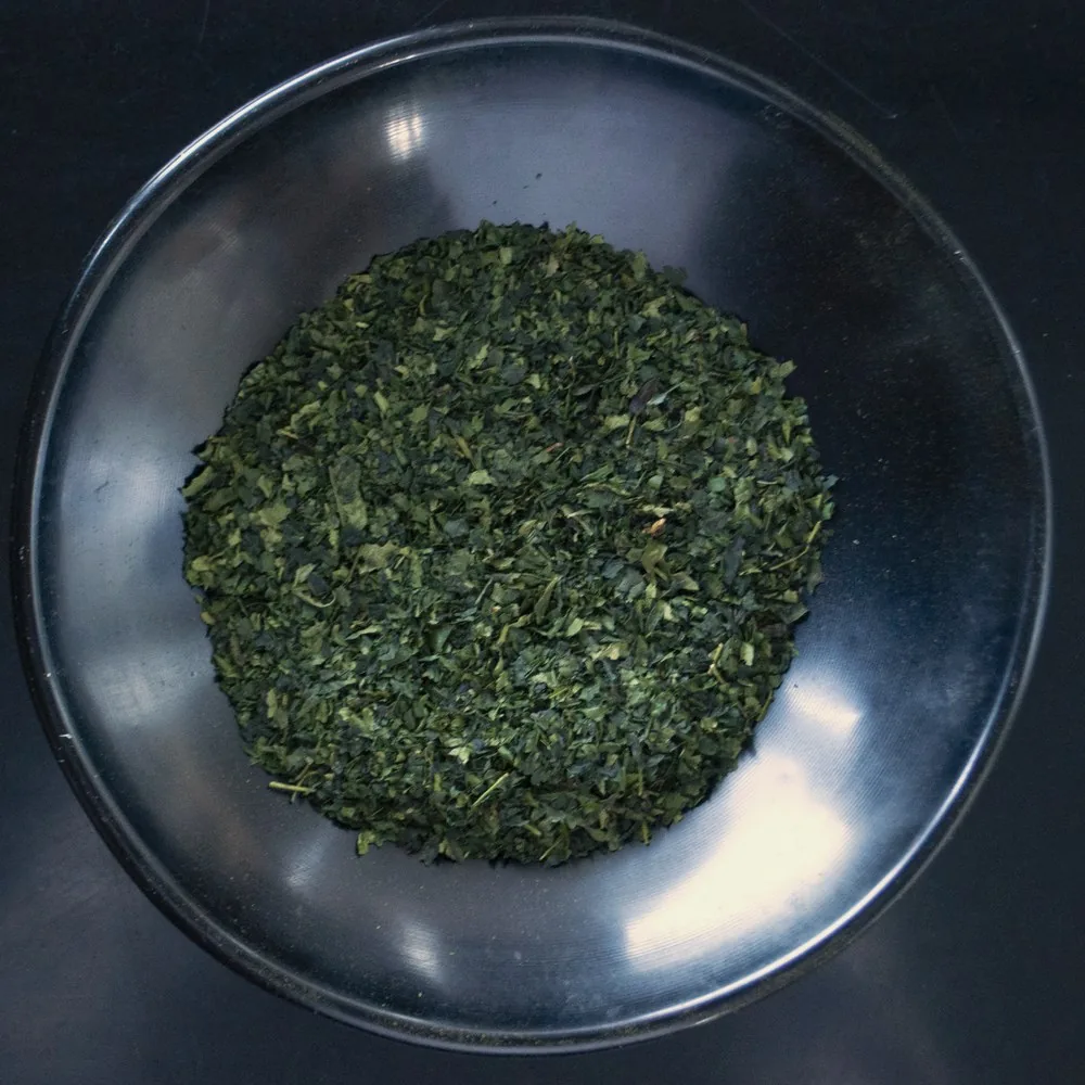 Okabe Yabukita tencha leaves, Shizuoka